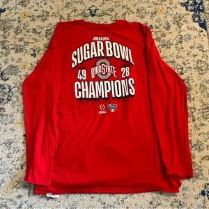 Ohio State Football Sugar Bowl Champions Men’s T-Shirt Size XL